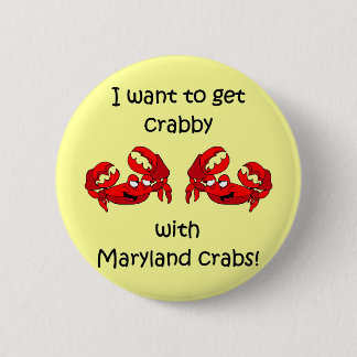 Marylandkrabben Ronde Button 5,7 Cm