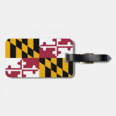 Marylandvlag Bagagelabel (Achterkant horizontaal)