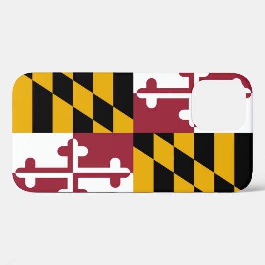Marylandvlag Case-Mate iPhone Case (Achterkant (horizontaal))