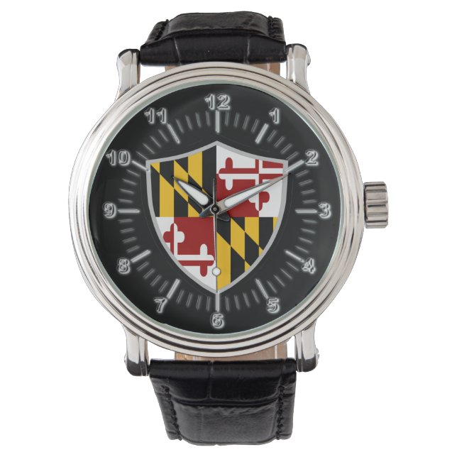 Marylandvlag Horloge (Voorkant)