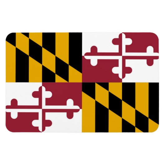 Marylandvlag Magneet (Horizontaal)