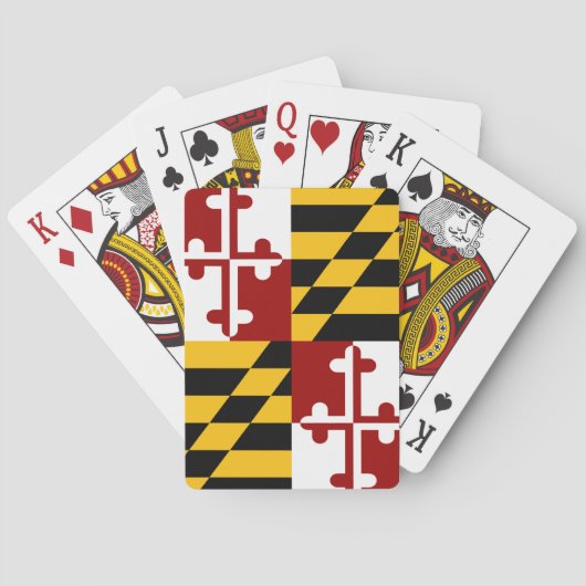 Marylandvlag Pokerkaarten (Achterkant)