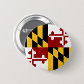 Marylandvlag Ronde Button 5,7 Cm (Voorkant /achterkant)