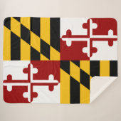 Marylandvlag Sherpa Deken (Voorkant (horizontaal))