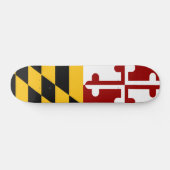 Marylandvlag Skateboard (Horizontaal)