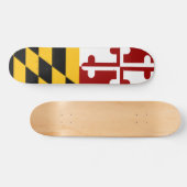 Marylandvlag Skateboard (Horizontaal)