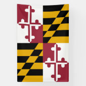 Marylandvlag Spandoek (Verticaal)
