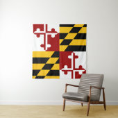 Marylandvlag Wandkleed (In Situ (horizontaal))