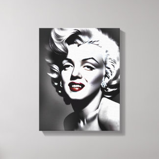 Marylin Monroe Portrait Canvas Afdruk