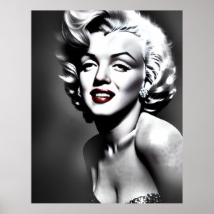 Marylin Monroe Portrait Poster