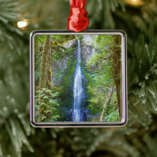Marymere Falls I in Olympic National Park Metalen Ornament