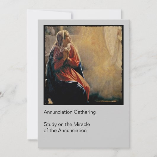 Mary's aankondiging (Voorkant)