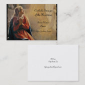 Mary's aankondiging (Voorkant / Achterkant)