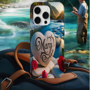 Mary's Heart in Mountain Valley iPhone 15 Pro Case