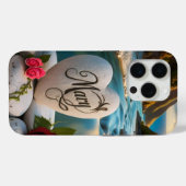 Mary's Heart stone Sunset Case-Mate iPhone Case (Achterkant (horizontaal))
