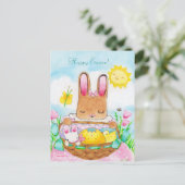 Mary's Paasmandje Briefkaart (Staand voorkant)