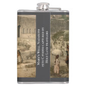 Mary's Well Bible Scene  Heupfles (Achterkant)