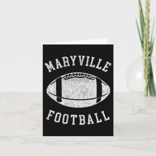 Maryville Football Gedistresseerde Vintage 80's Th Kaart