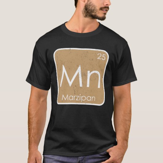 Marzipan Mn Periodic Table Element Honey Sugar Con T-shirt (Voorkant)