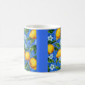 Ma's Keuken blauw en geel Koffiemok (Center)