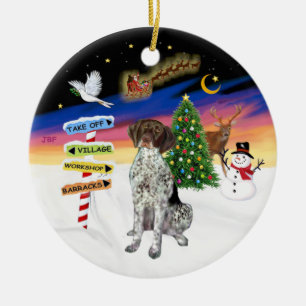 mas Sigaren - Duitse Short Haire Pointer Keramisch Ornament