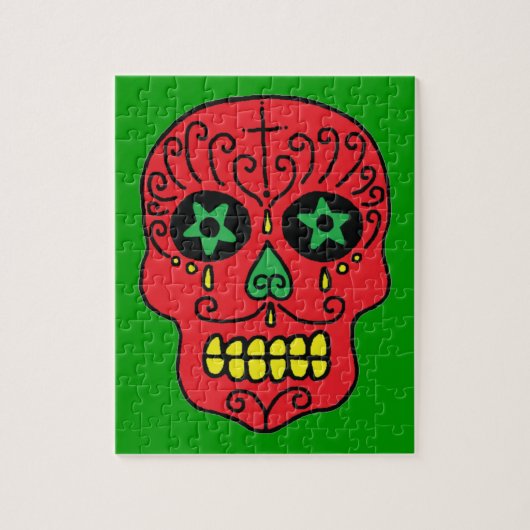 mas Sugar Skull Legpuzzel (Verticaal)