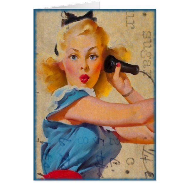 M'As-Tu Appelé, Sugar ? Art numérique vintage (Devant)