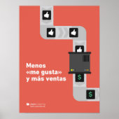 Más ventas con descuento poster (Voorkant)