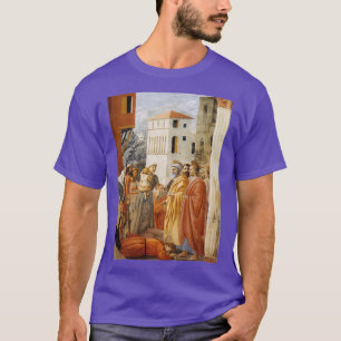 Masaccio Distributie van Almen en dood van Ananias T-shirt
