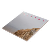 Masada Israël vue carreaux en céramique (Côté)