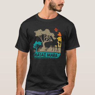 Masai Mara Safari Nationale reserve Kenya Serenget T-shirt