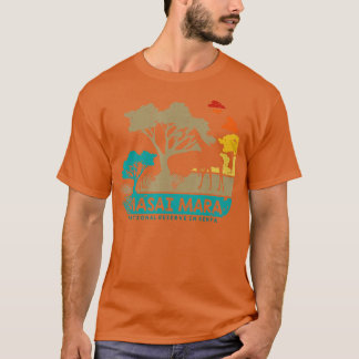 Masai Mara Safari Nationale reserve Kenya Serenget T-shirt