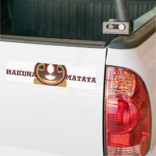 Masai Tribal Whirl Art Print Bumpersticker