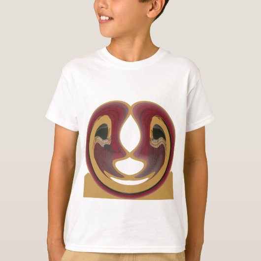 Masai Tribal Whirl Art Print T-shirt (Voorkant)