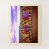 Masai-vrouwen in Kenia Legpuzzel (Verticaal)