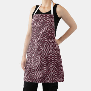 Masala Eenvoudig Aangepast Logo Naadloos Herhalend Schort