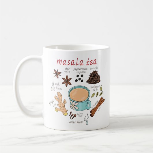 Masala Tea Coffee Mug pour les amateurs de thé (Gauche)