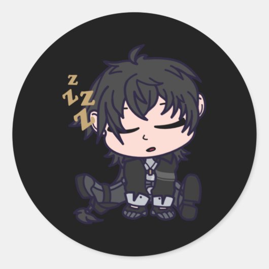 Masc Rover Chibi Wuthering Waves Sticker (Voorkant)