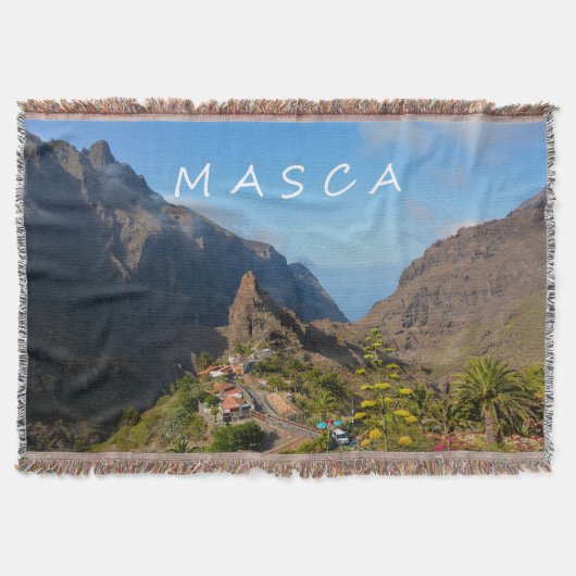 Masca in Spanje Deken (Voorkant)