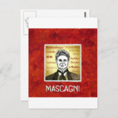 Mascagni Briefkaart (Voorkant / Achterkant)