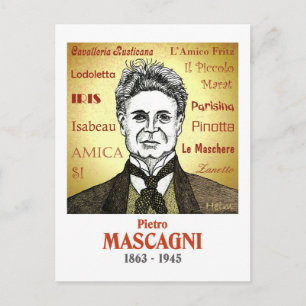 Mascagni Briefkaart