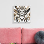 Máscara de carnaval canvas afdruk (Insitu (Woonkamer))