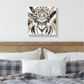 Máscara de carnaval canvas afdruk (Insitu (Slaapkamer))