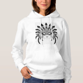 Máscara de carnaval incrível hoodie
