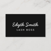 Mascara of Eyelashes Visitekaartje (Achterkant)