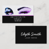 Mascara of Eyelashes Visitekaartje - Kleuren (Voorkant / Achterkant)