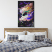 Mascarade Abstraite Masque Toile Art (Insitu(Chambre))