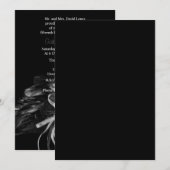 Mascarade d'argent Quinceanera Ball Invitation (Devant / Derrière)