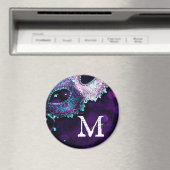 Mascarade Masque Masque Costume Monogramme Aimant (In Situ (Lave-vaisselle))