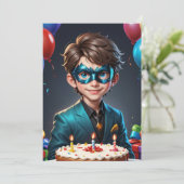 mascarade moderne douce 16 invitations (Debout devant)